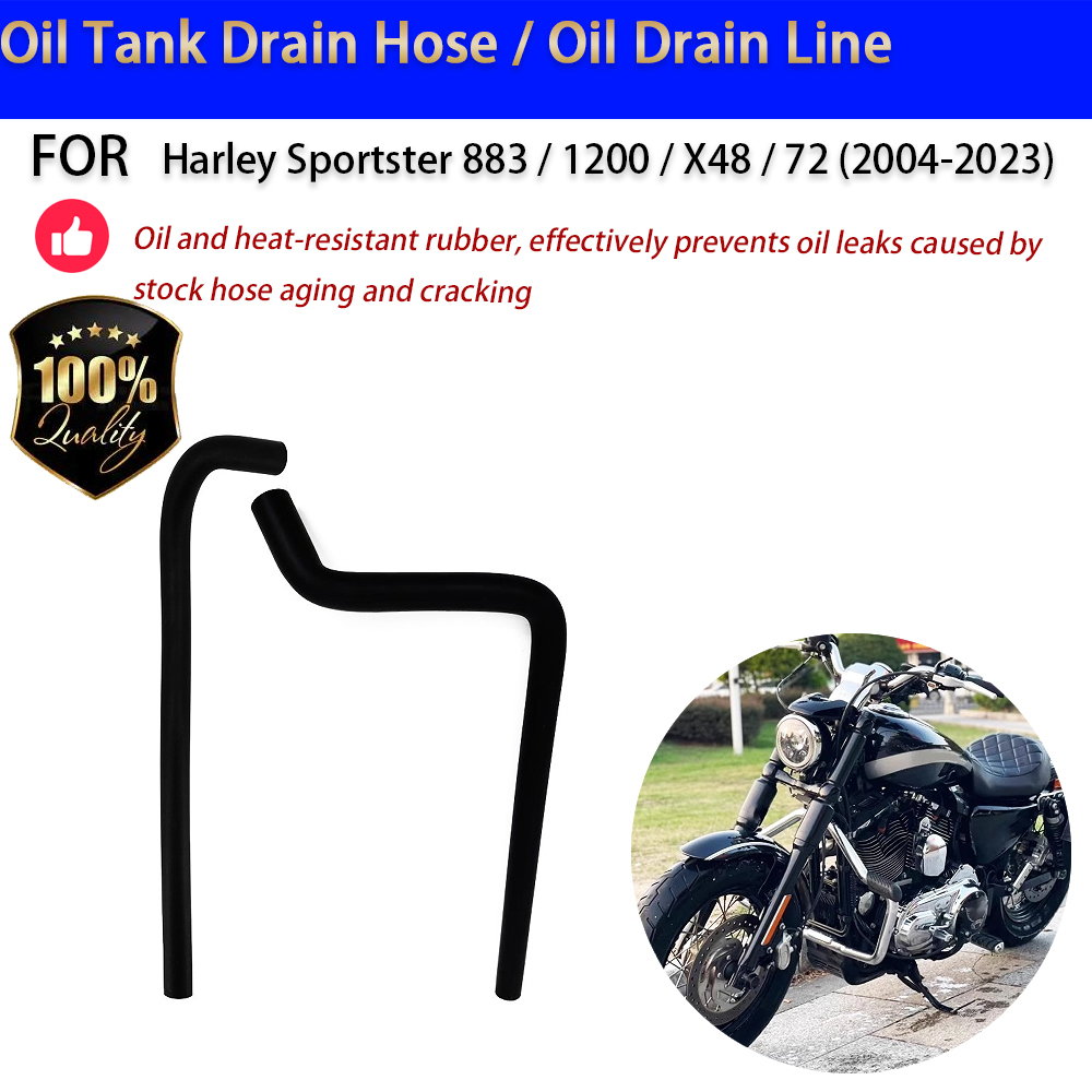 Oil Drain Tank - Dla Harley Sportster 883 1200 X48