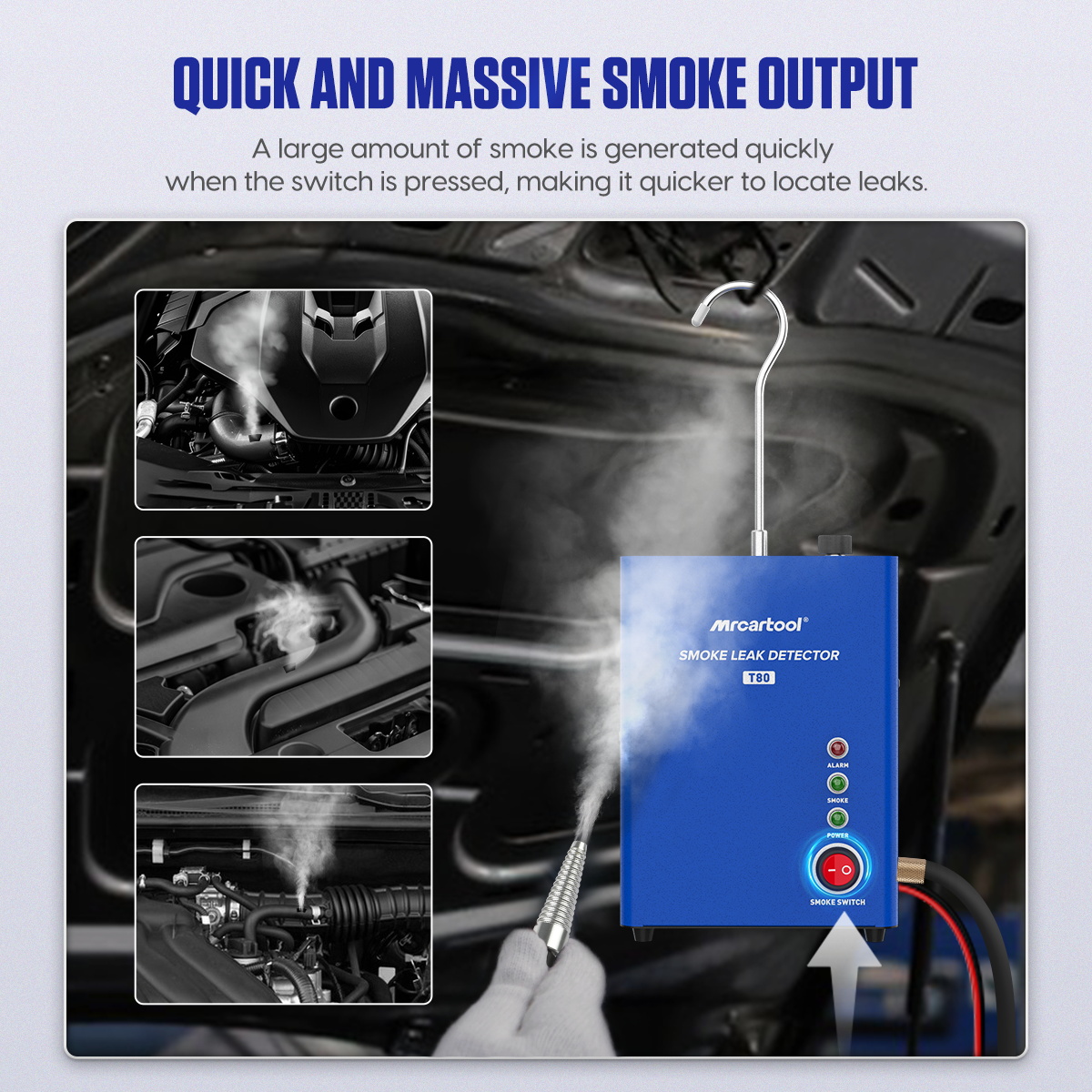 MR CARTOOL Wykrywacz nieszczel – Smoke Leak Detector recenzja i cena