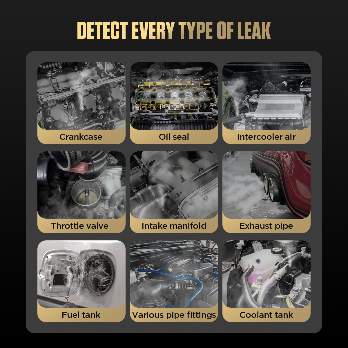 AUTOOL Wykrywacz Nieszczelnośc – Smoke Leak Detector recenzja i cena