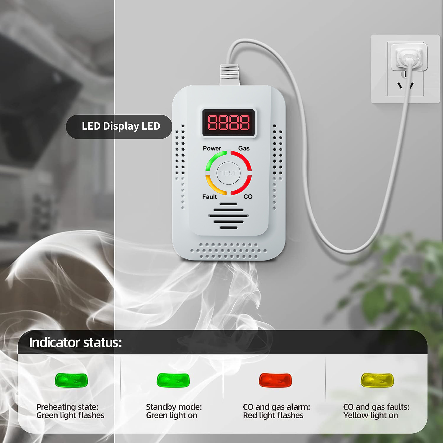 Detektor gazu ziemnego 2w1 i d – Smoke Leak Detector recenzja i cena